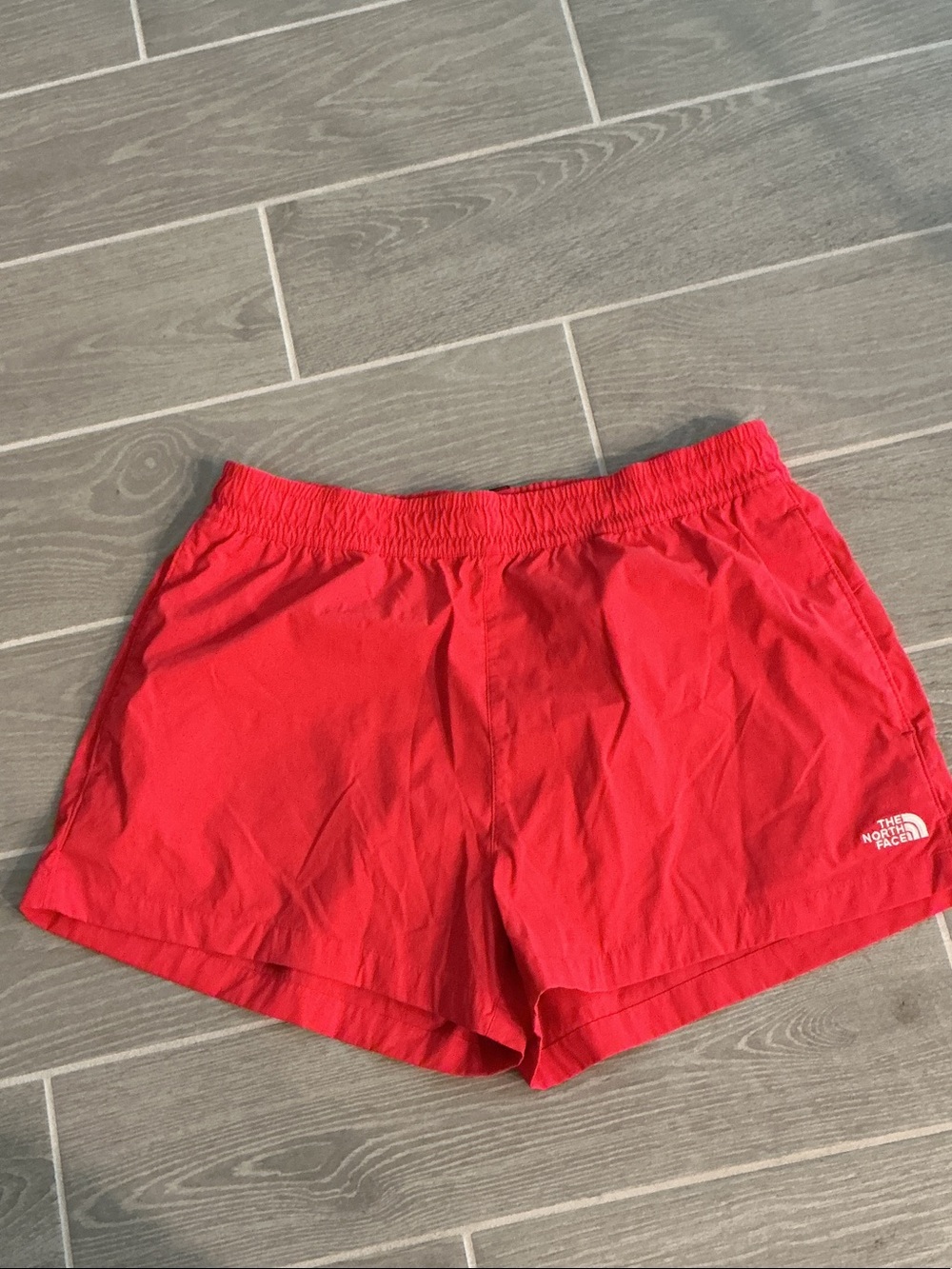 The North Face Women's Bright Coral Athletic Shorts FlashDry XD Womens XL
